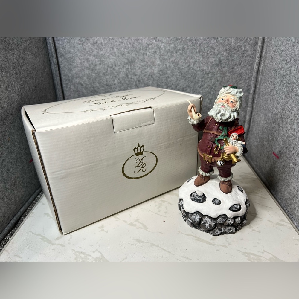 DUNCAN ROYALE History of Santa Claus Music Box Limited Edition 1990 NAST